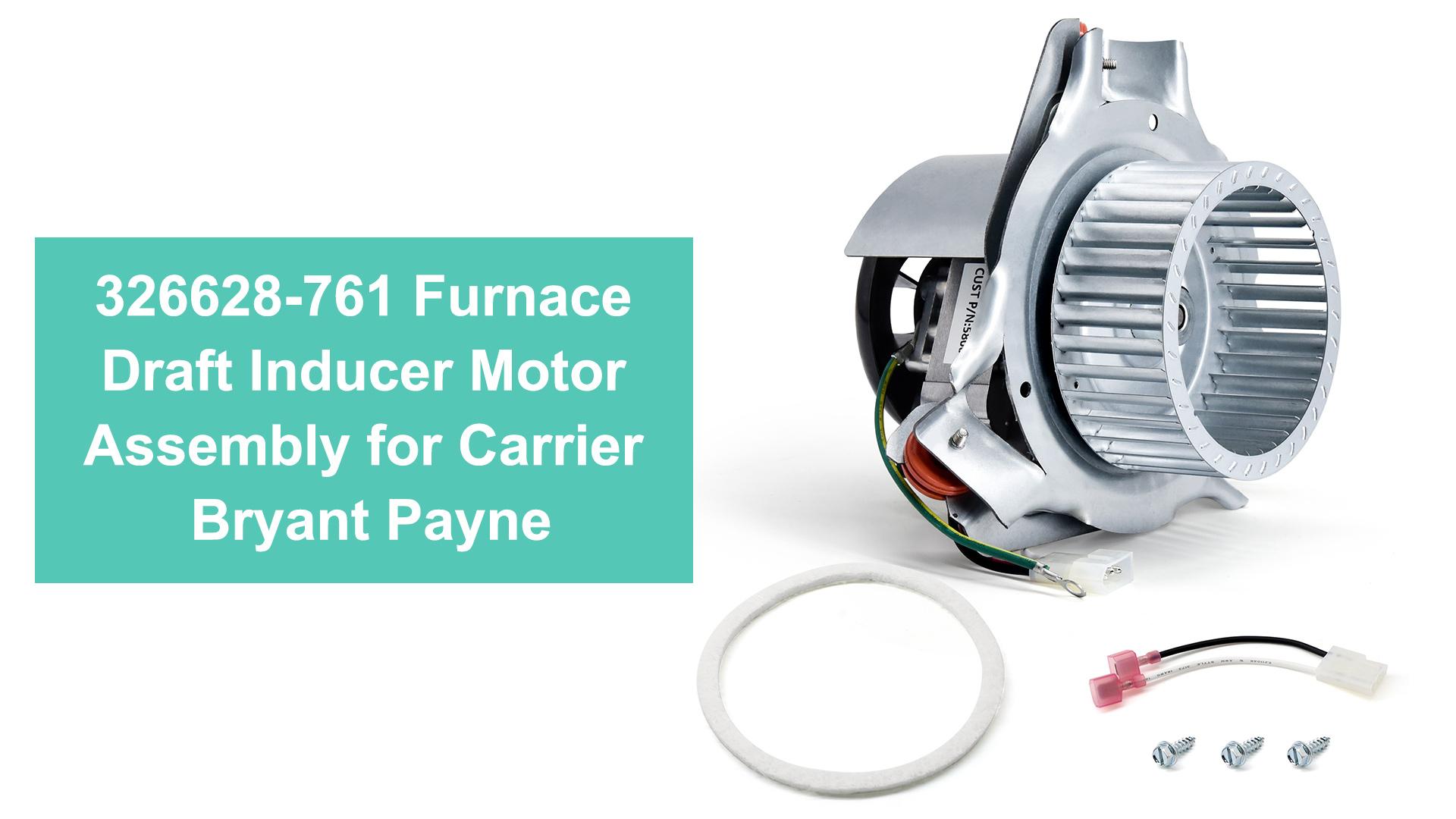 Hipoilk 326628-761 Furnace Draft Inducer Blower Motor Assembly for